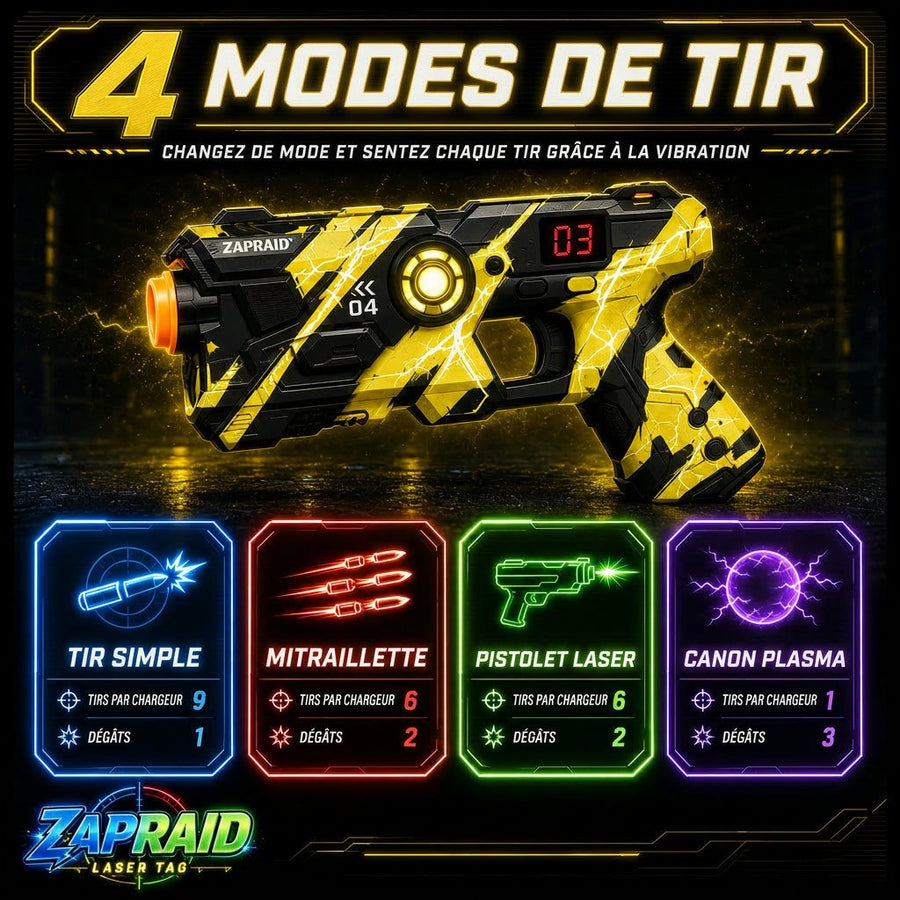 Plusieurs modes de tir